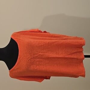 Rachel Zoe Linen Coral Short Sleeve Tee